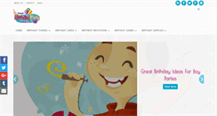 Desktop Screenshot of great-birthday-party-ideas.com